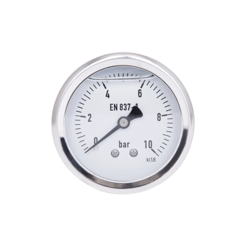 Манометр гліцериновий Thermo Alliancе Forte d63 мм, 1/4"З із заднім підключенням (латун.) 0-10 бар TAF171G10B