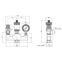 Группа безопасности котла Thermo Alliance Standart  1" SD290 - 1 фото