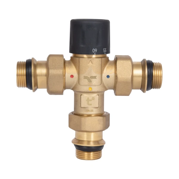 Смеситель термостатический Thermo Alliance Forte 3/4" SF010W20 - 2 фото