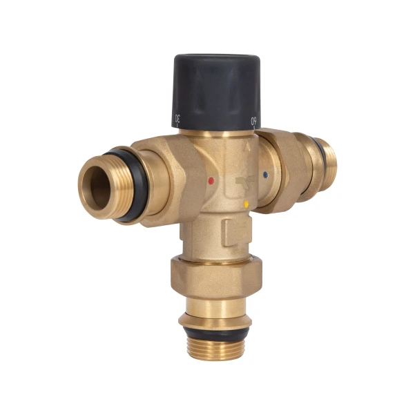 Смеситель термостатический Thermo Alliance Forte 3/4" SF010W20 - 3 фото