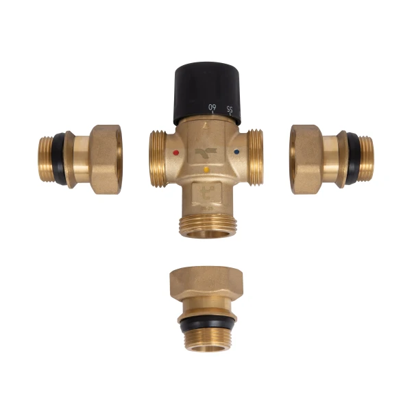Смеситель термостатический Thermo Alliance Forte 3/4" SF010W20 - 4 фото