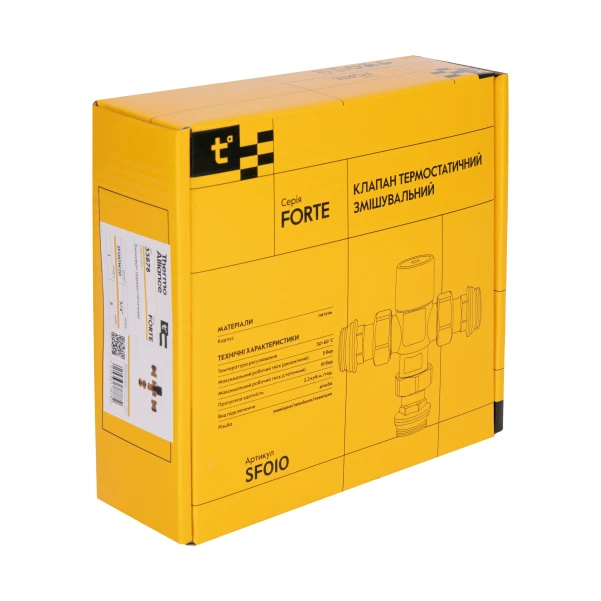 Смеситель термостатический Thermo Alliance Forte 3/4" SF010W20 - 5 фото