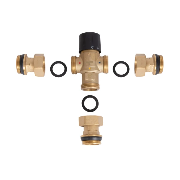 Смеситель термостатический Thermo Alliance Forte 1" SF010W25 - 4 фото