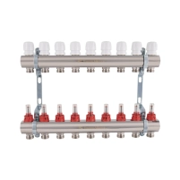 Колектор з витратомірами Thermo Alliance Standart 1" 9 виходів SD235W9
