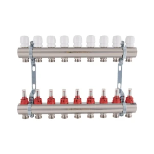 Колектор з витратомірами Thermo Alliance Standart 1" 9 виходів SD235W9
