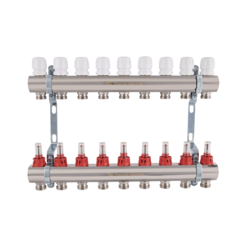 Коллектор с расходомерами Thermo Alliance Standart 1" 9 выходов SD235W9