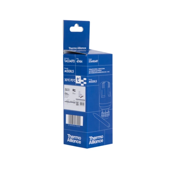 Термоголовка Thermo Alliance Standart М30х1,5 (30-70℃) с выносным датчиком TAS34170 - 4 фото