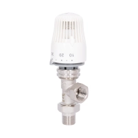 Кран Thermo Alliance Standart RTL угловой 1/2"ВН TAS01515 - 2 фото