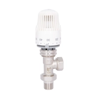 Кран Thermo Alliance Standart RTL угловой 1/2"ВН TAS01515 - 3 фото