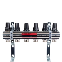 Комплект наклейок з термометром  Standart для колектора (червона+синя) TAS342RB Thermo Alliance - 3 фото