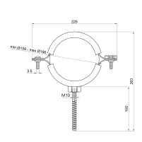 Хомут Thermo Alliance Forte 6" (D159-166 мм) SF100150 - 1 фото