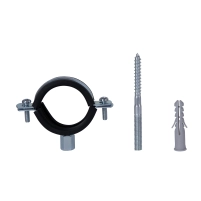 Хомут Thermo Alliance Standart 11/2" с черной резиной (D47-51 мм) SD10040B - 2 фото