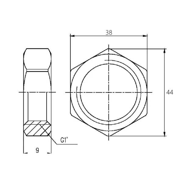 Контргайка Thermo Alliance Forte 1" SF35025 - 1 фото