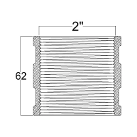 Муфта Thermo Alliance Forte 2" ВВ SF35650 - 1 фото