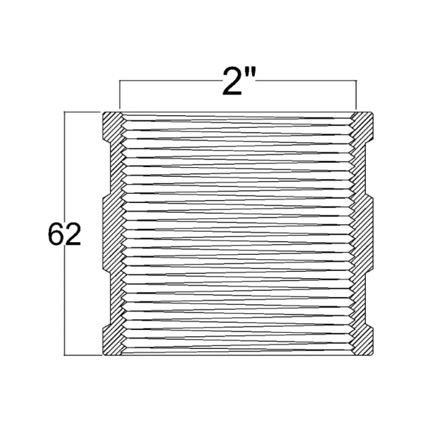 Муфта Thermo Alliance Forte 2" ВВ SF35650 - 1 фото