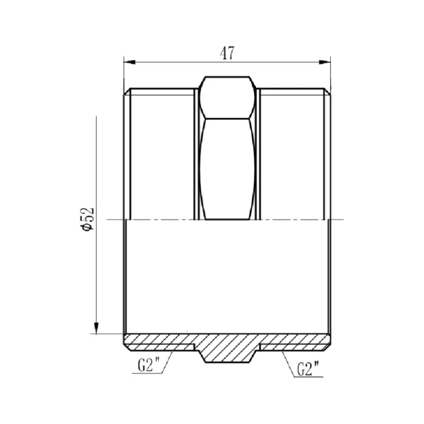 Ніпель Thermo Alliance Forte 2" SF35850 - 1 фото
