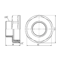 Переход Thermo Alliance Forte 2"х1" 1/4 ВН SF3605032 - 1 фото