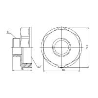 Перехід Thermo Alliance Forte 2"х1" ВЗ SF3605025 - 1 фото