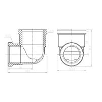 Кут редукційний Thermo Alliance Forte 1/2"х3/4" ВВ SF3692015 - 1 фото
