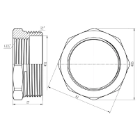 Футорка Thermo Alliance Forte 2"х1" 1/2 НВ SF3745040 - 1 фото