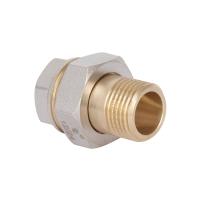 Сгон-американка Thermo Alliance Base 1/2"ВН никель, прямой SD190W15 - 3 фото