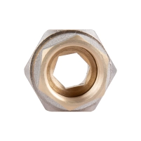 Сгон-американка Thermo Alliance Base 1/2"ВН никель, прямой SD190W15 - 4 фото