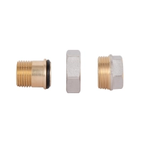 Сгон-американка Thermo Alliance Base 1/2"ВН никель, прямой SD190W15 - 5 фото