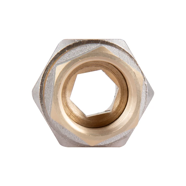 Сгон-американка Thermo Alliance Base 1/2"ВН никель, прямой SD190W15 - 4 фото