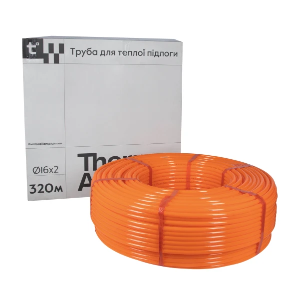Труба PEX-A EVOH Orange 16х2мм (320м) Spain - 5 фото