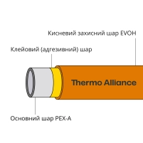 Труба PEX-A EVOH Orange 16х2мм (600м) Spain - 1 фото