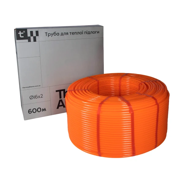 Труба PEX-A EVOH Orange 16х2мм (600м) Spain - 5 фото