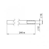 Труба для тёплого пола Thermo Alliance из сшитого полиэтилена PEX-a EVOH 16x2.0 мм (240 м) TAS00316240 - 1 фото