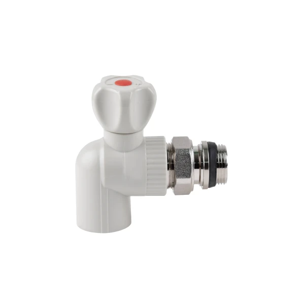 Кран кульовий радіаторний PPR Thermo Alliance 25х3/4" кутовий - 2 фото