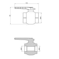 Кран кульовий PPR Thermo Alliance 25 - 1 фото
