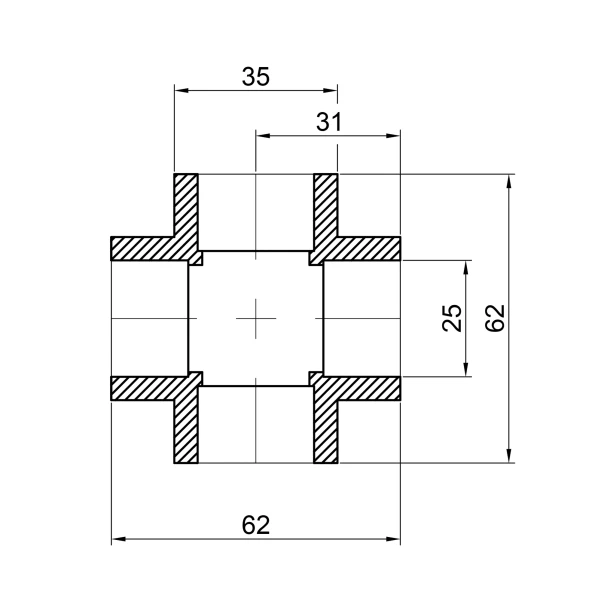 Крестовина PPR Thermo Alliance 25 - 1 фото