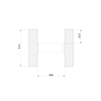 Муфта PPR Thermo Alliance 40 - 1 фото