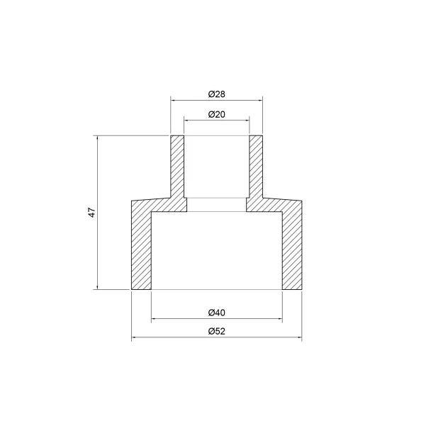 Муфта PPR Thermo Alliance 40х20 - 1 фото