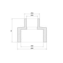 Муфта PPR Thermo Alliance 50х25 - 1 фото