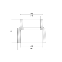 Муфта PPR Thermo Alliance 50х40 - 1 фото