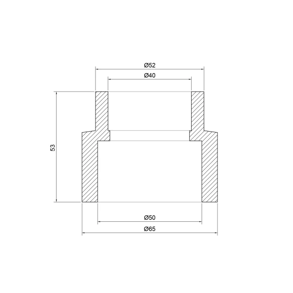 Муфта PPR Thermo Alliance 50х40 - 1 фото