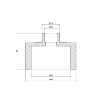 Муфта PPR Thermo Alliance 63х20 - 1 фото