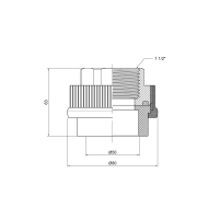 Муфта PPR Thermo Alliance 50х1" 1/2 ВР - 1 фото
