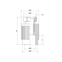 Муфта PPR Thermo Alliance с накидной гайкой 20х1/2" - 1 фото