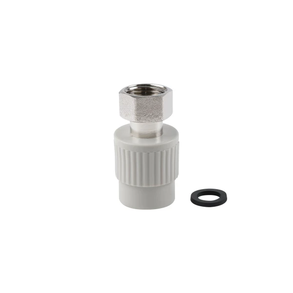 Муфта PPR Thermo Alliance с накидной гайкой 20х1/2" - 2 фото