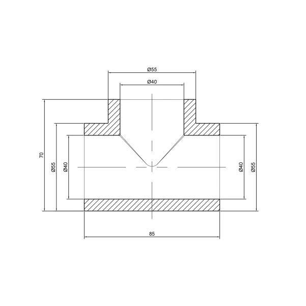 Трійник PPR Thermo Alliance 40 - 1 фото