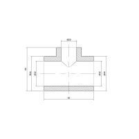 Тройник PPR Thermo Alliance 32х20х32 - 1 фото