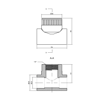 Трійник PPR Thermo Alliance 20х1/2"х20 ВР - 1 фото
