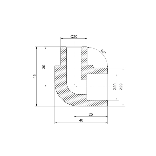 Кутик PPR Thermo Alliance 20, 90° - 1 фото
