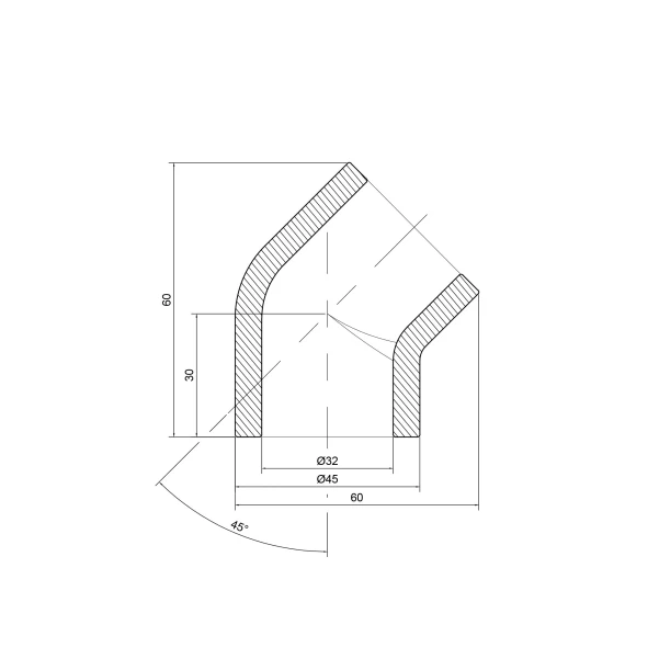 Кутик PPR Thermo Alliance 32, 45° - 1 фото