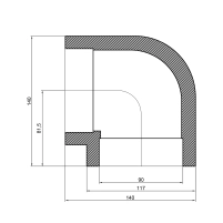 Уголок PPR Thermo Alliance 90, 90° - 1 фото